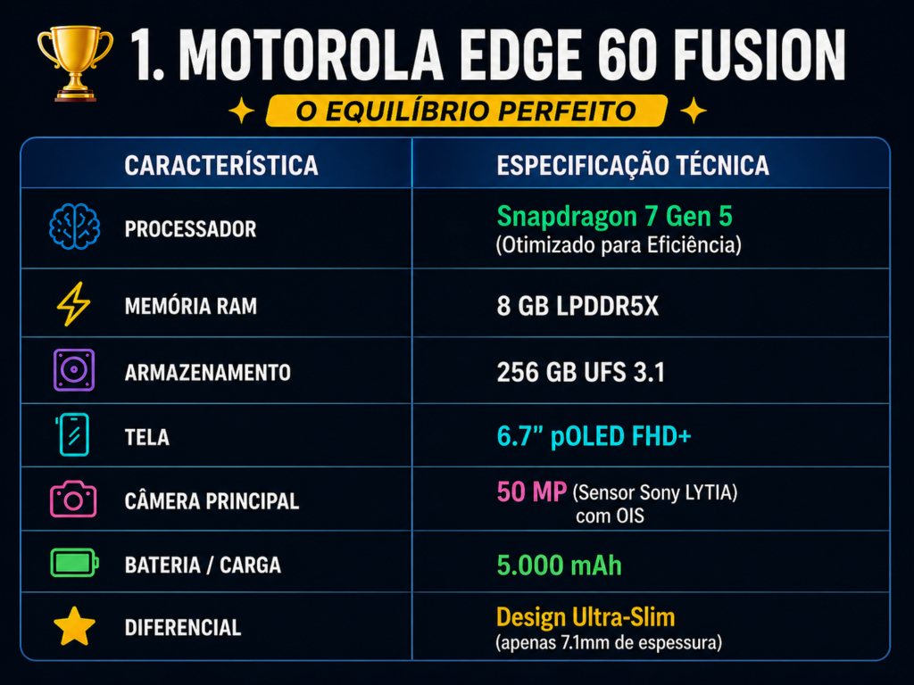 Melhores celulares custo benefício de 2026