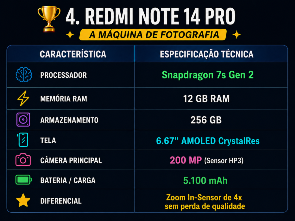 Melhores celulares custo benefício de 2026