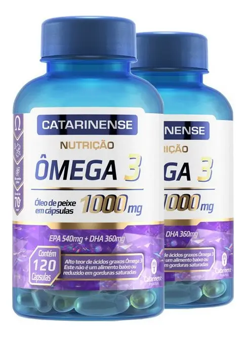suplementos custo-benefício no Mercado Livre - Omega 3 Catarinense