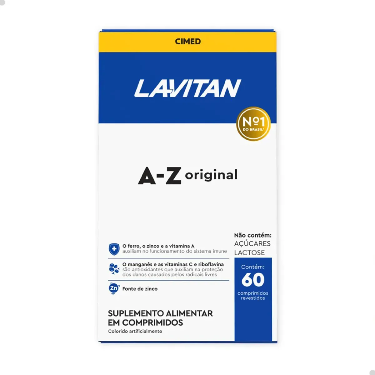 suplementos custo-benefício no Mercado Livre - Multivitaminico Lavitan AZ