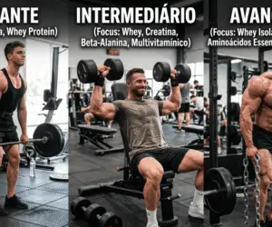 Suplementos para Musculação: Guia Completo por Fase de Treino Sumplementos indicados para daca fase