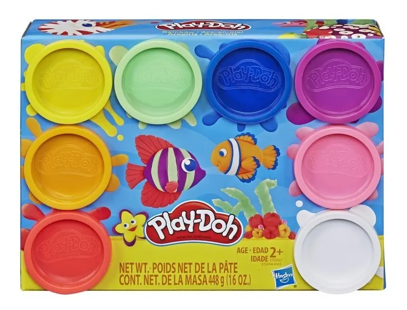 Play-Doh Classic 8 Potes Sortidos Hasbro